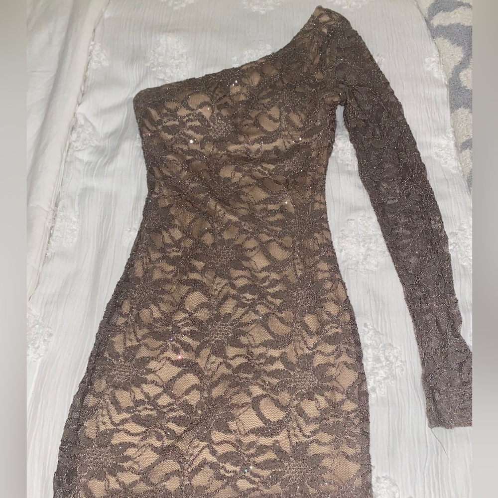 tan emerald sundae size small homecoming dress